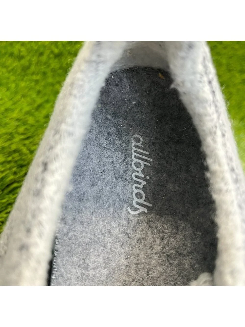 Allbirds Wool Runners Womens Size 7 Gray White Athletic Walking Shoes Sneakers